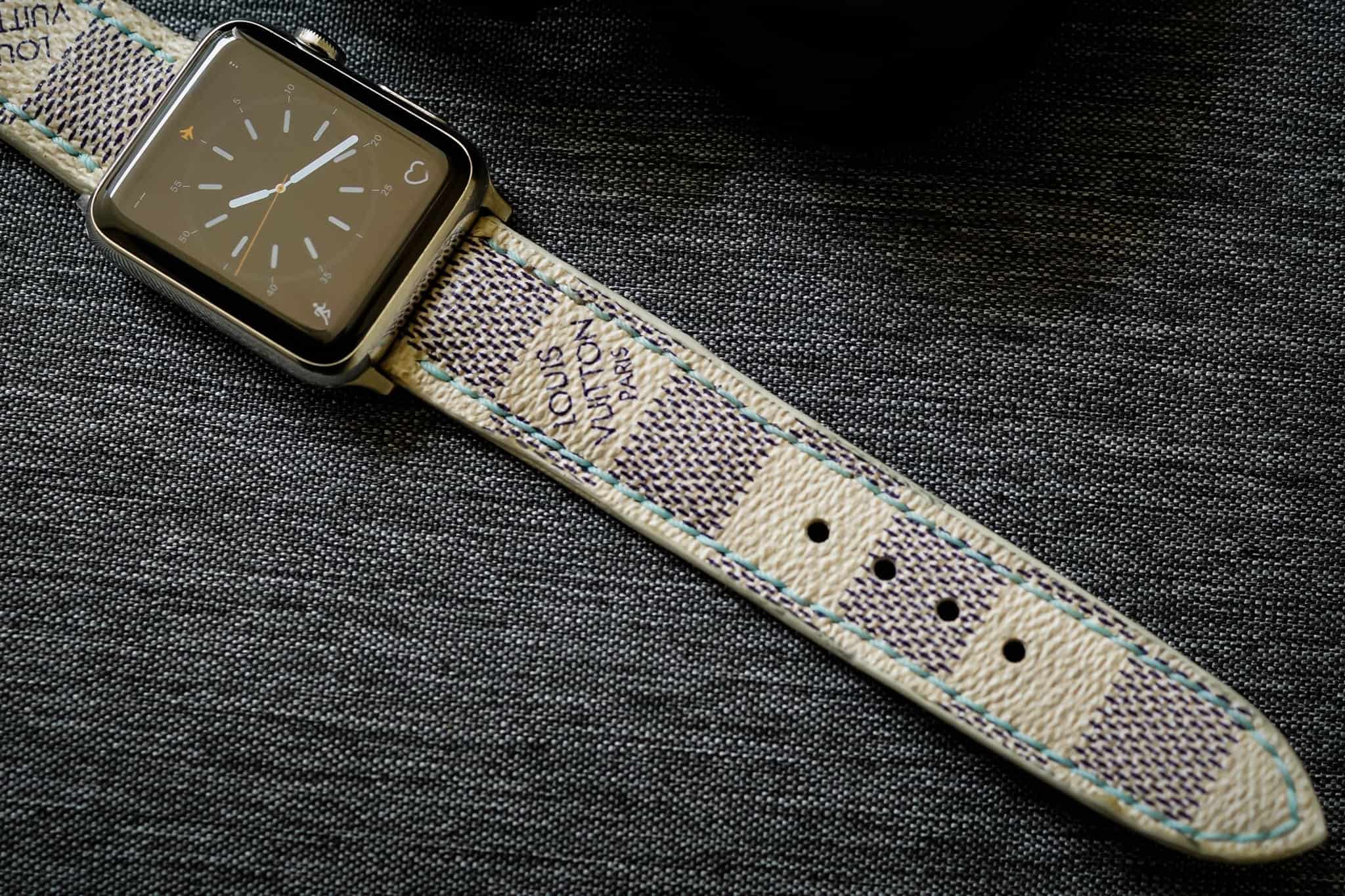 Handmade Louis Vuitton for Apple Watch Series 1,2,3,4,5,6,7,8