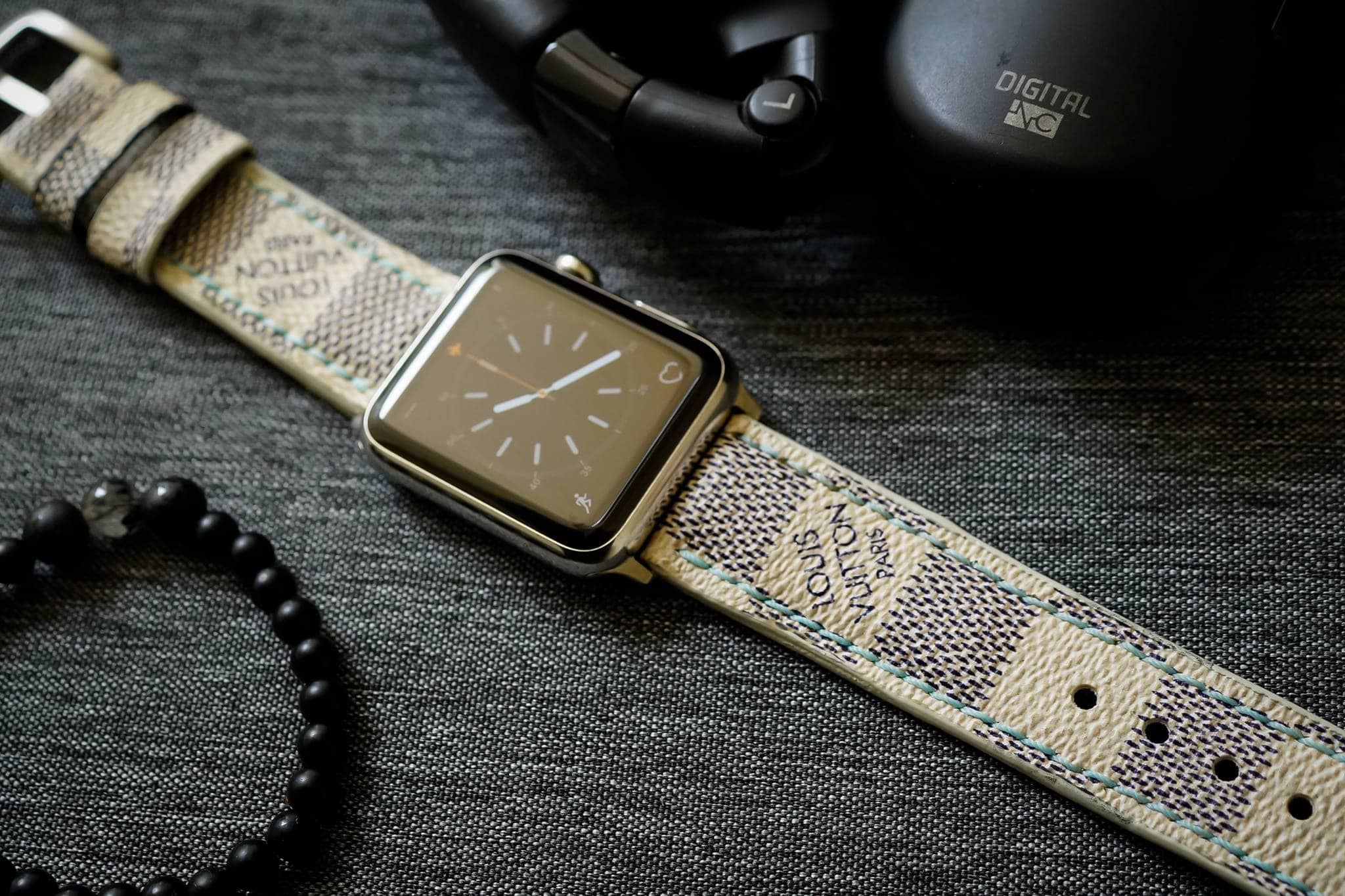 Handmade Louis Vuitton for Apple Watch Series 1,2,3,4,5,6,7,8,Ultra,SE Band  LV6- Limited Edition
