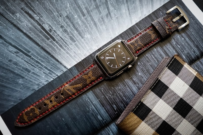 Handmade Louis Vuitton Strap Apple Watch