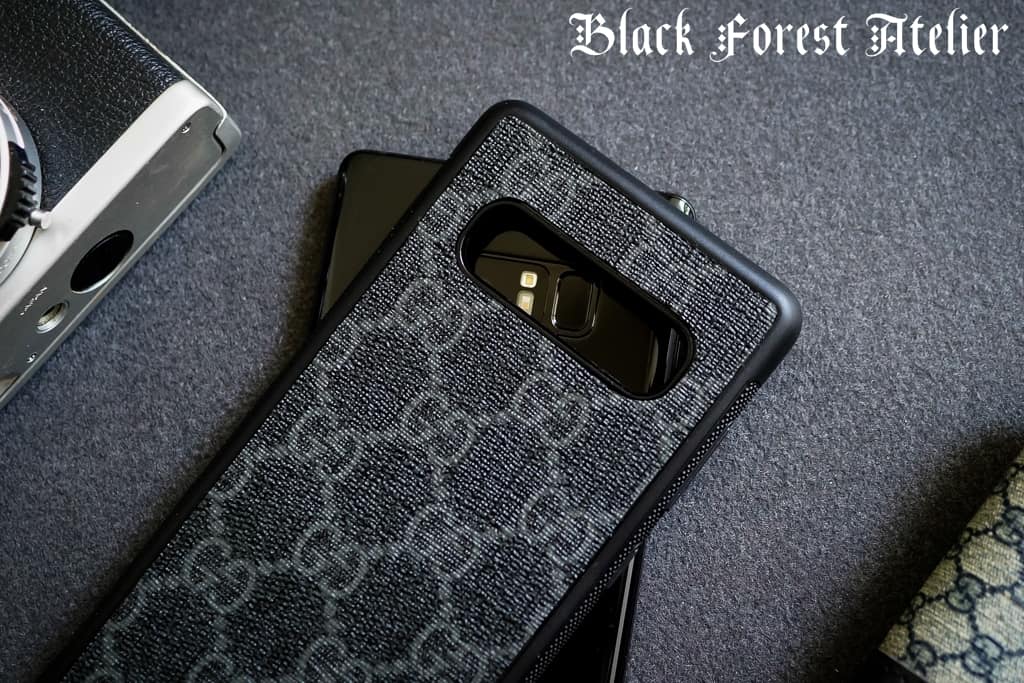LOUIS VUITTON ROUND BLACK Samsung Galaxy Note 8 Case Cover