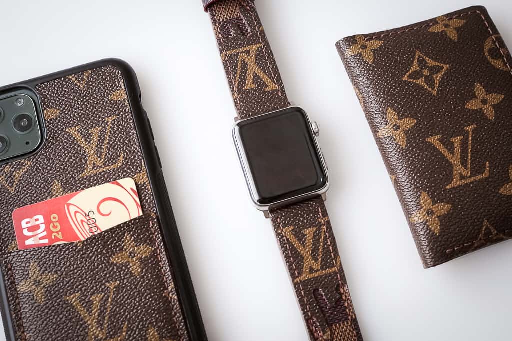 Raindrop Handmade Louis Vuitton for Apple Watch Series 1,2,3,4,5,6,7,8,Ultra,SE  Strap Band LV 26 – Limited Edition